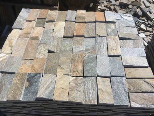 Плитка пилёная златолит Уральский для цоколя, отмостки купить в Астрахани