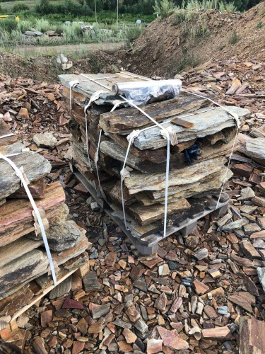 Плитняк кора дерева 50-100мм для пошаговых дорожек купить в Астрахани