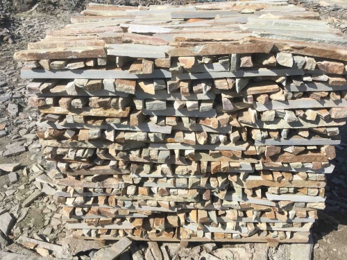 Горбушка златолит золотистый для облицовки купить в Астрахани